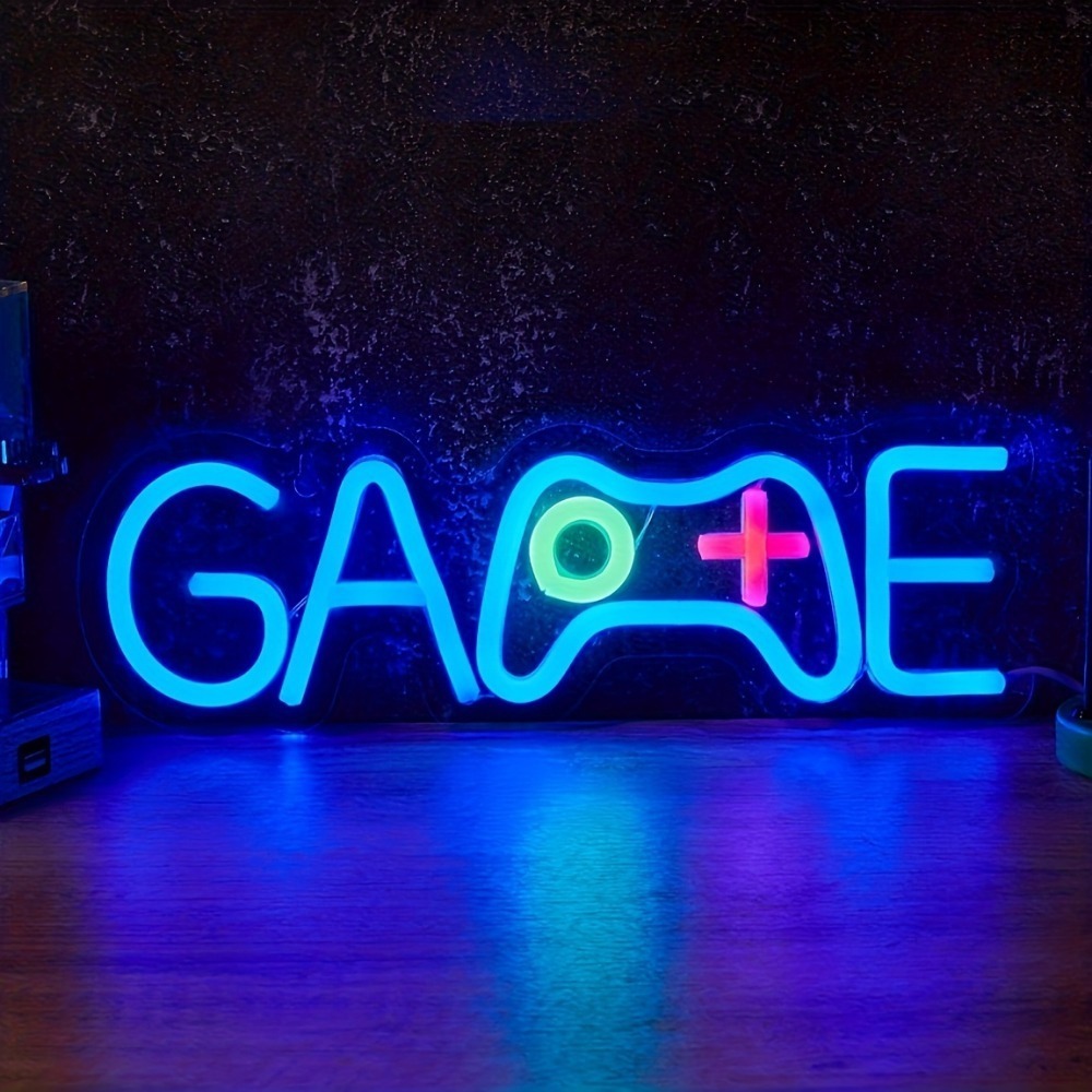 Esports Gaming Setup - Enseigne néon LED « GAME avec