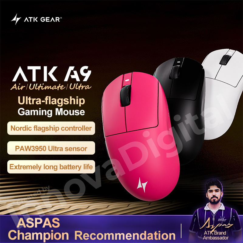 Ultimate Esports Gaming - Souris de jeu sans fil ATK