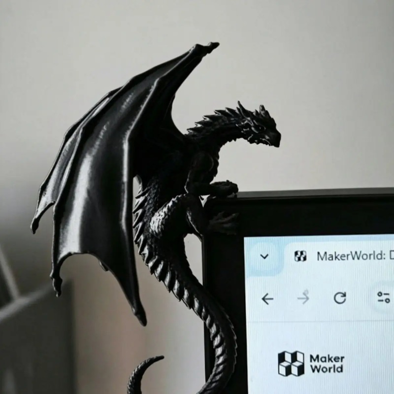 Esports Gaming Setup - Figurine de dragon couché cool, décoration