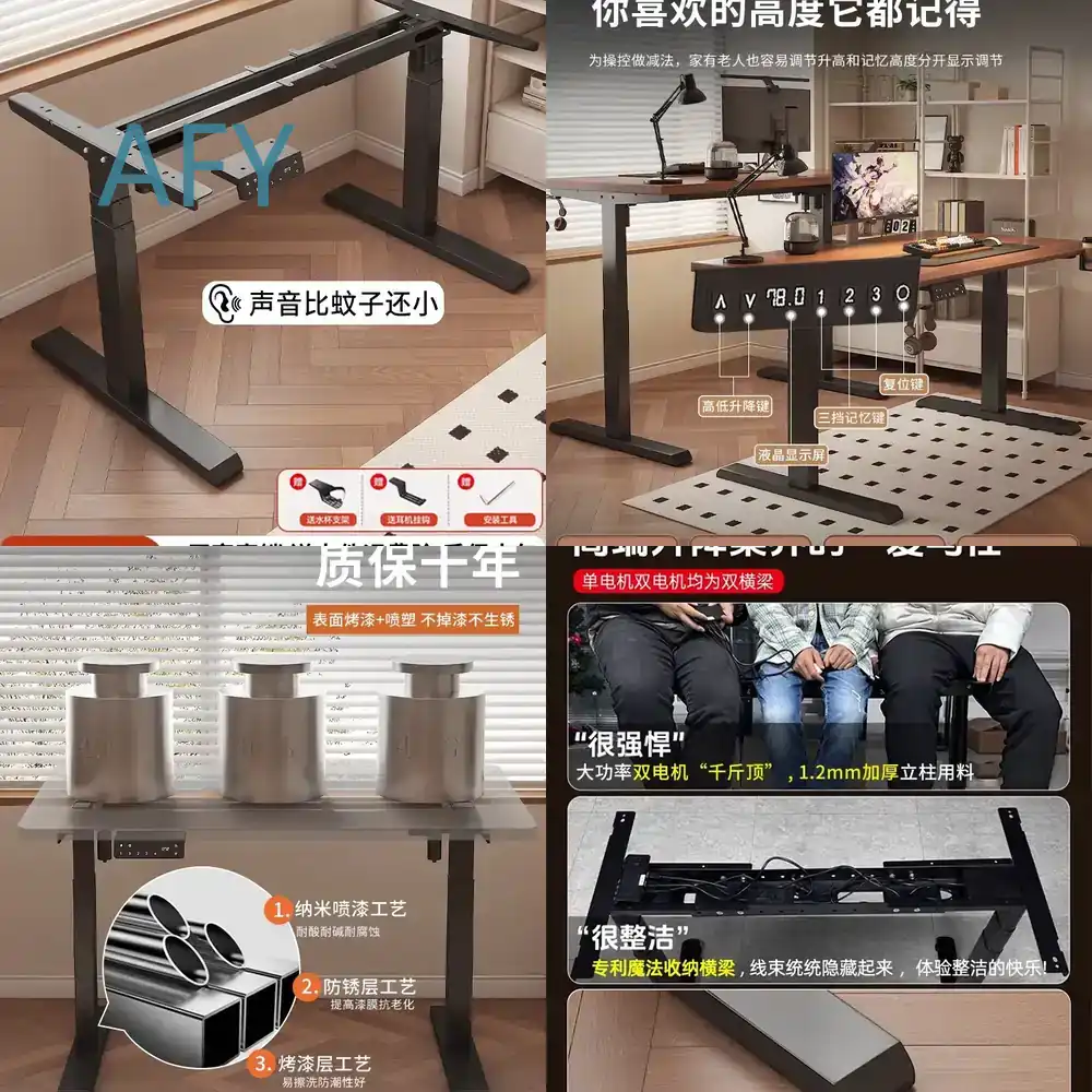 Esports Gaming Setup - Support de pieds de table relevable