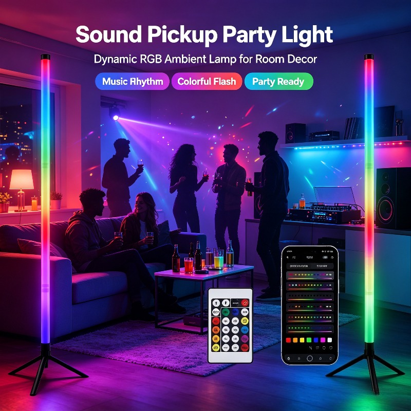 Esports Gaming Setup - Lampe d'angle au sol RGB de