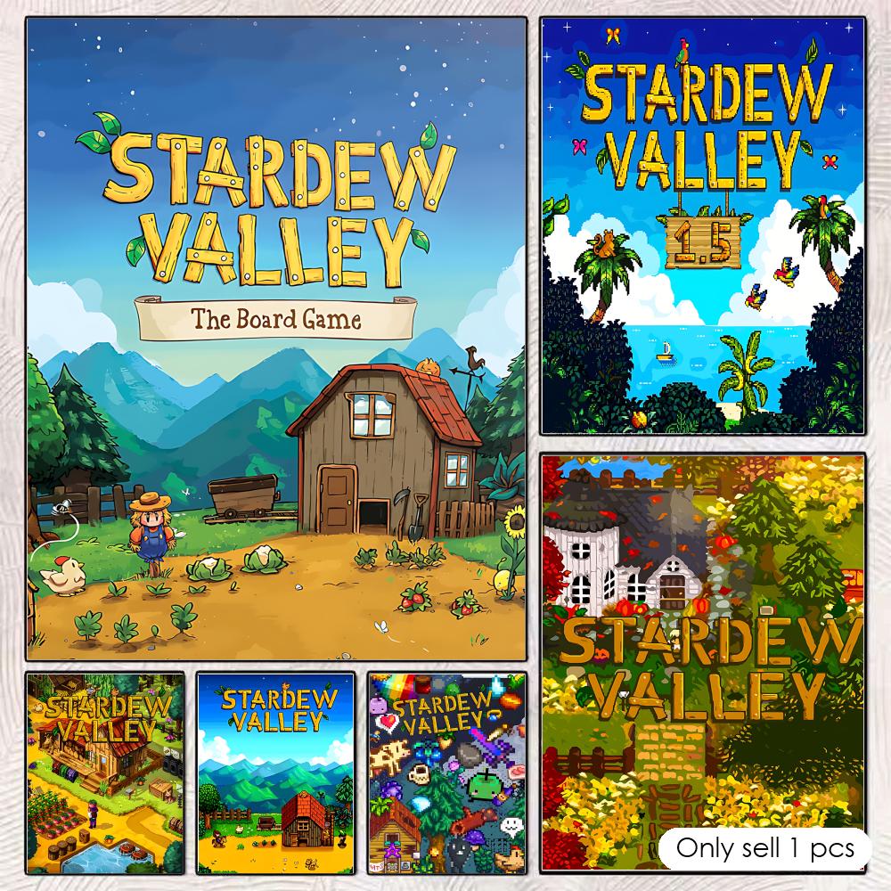 Esports Gaming Wallpaper - Affiche murale HD S-Stardew V-ValleyS, décoration