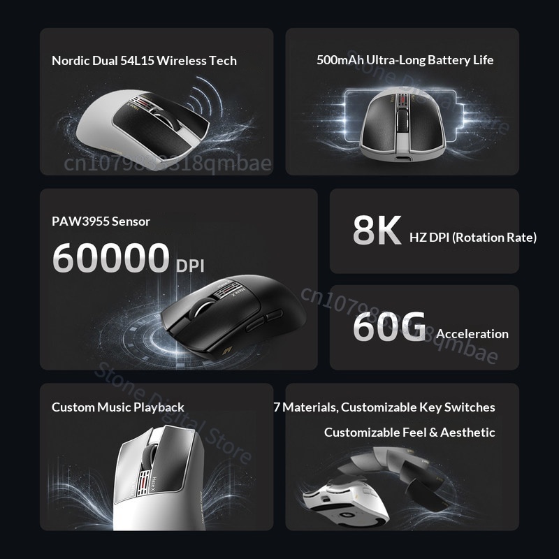 Souris de jeu sans fil IPI HAZ - Esports Gaming Mouse avis et prix