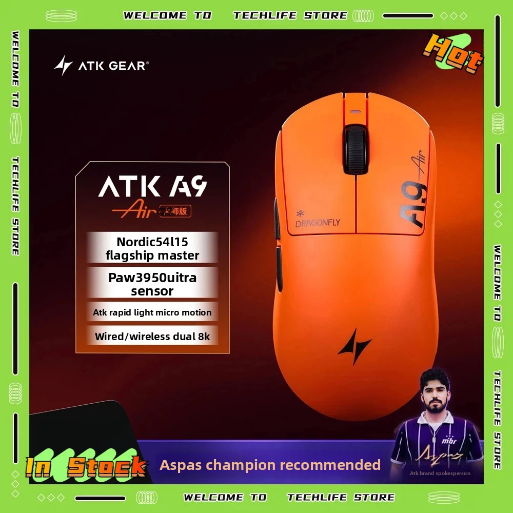 En stock, souris de jeu ATK A9 - Ultimate Esports Gaming avis et prix