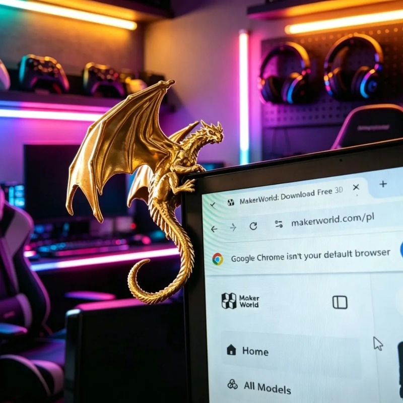 Figurine de dragon couché cool - Esports Gaming Setup avis et prix