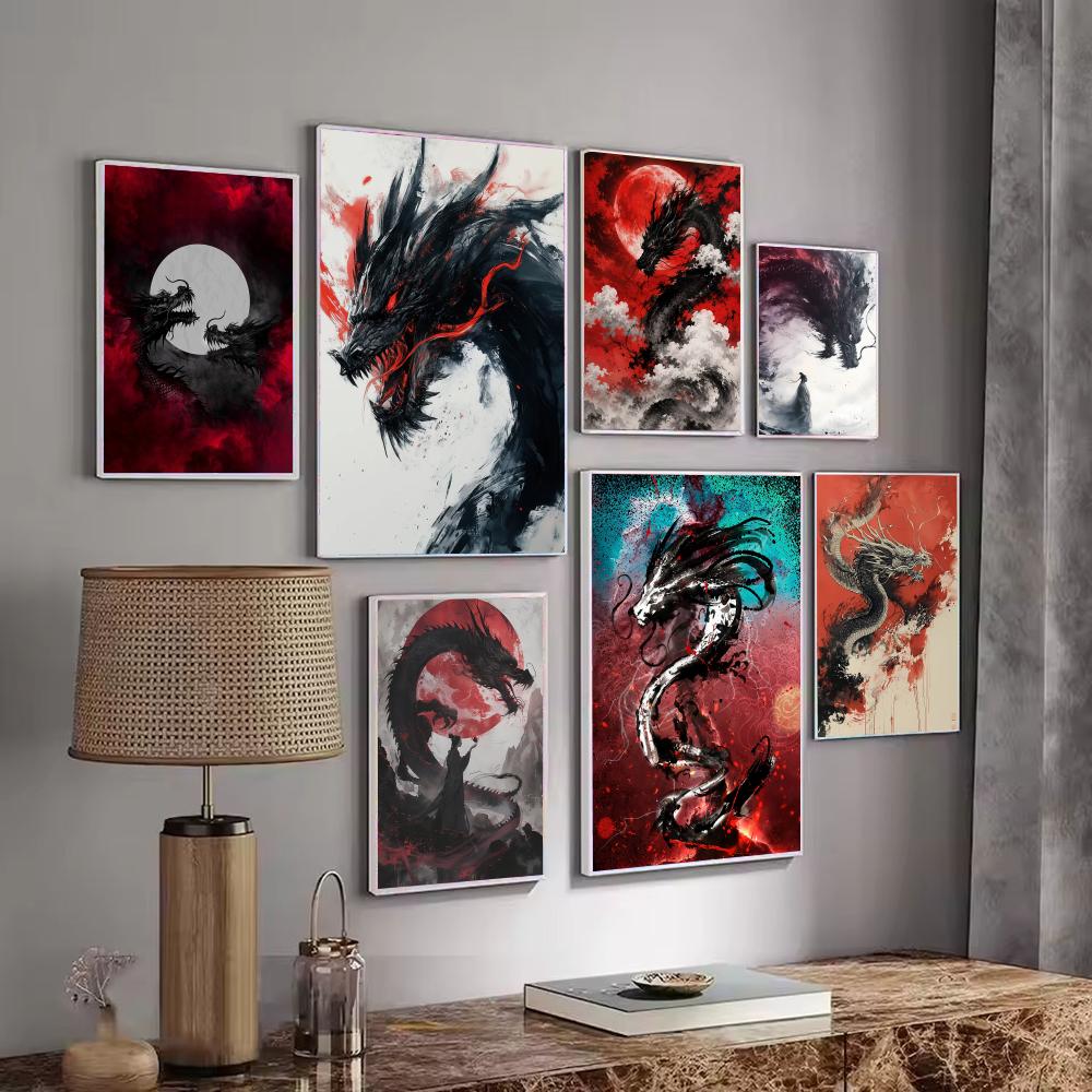 Affiche de dragon noir, autoco - Esports Gaming Wallpaper avis et prix