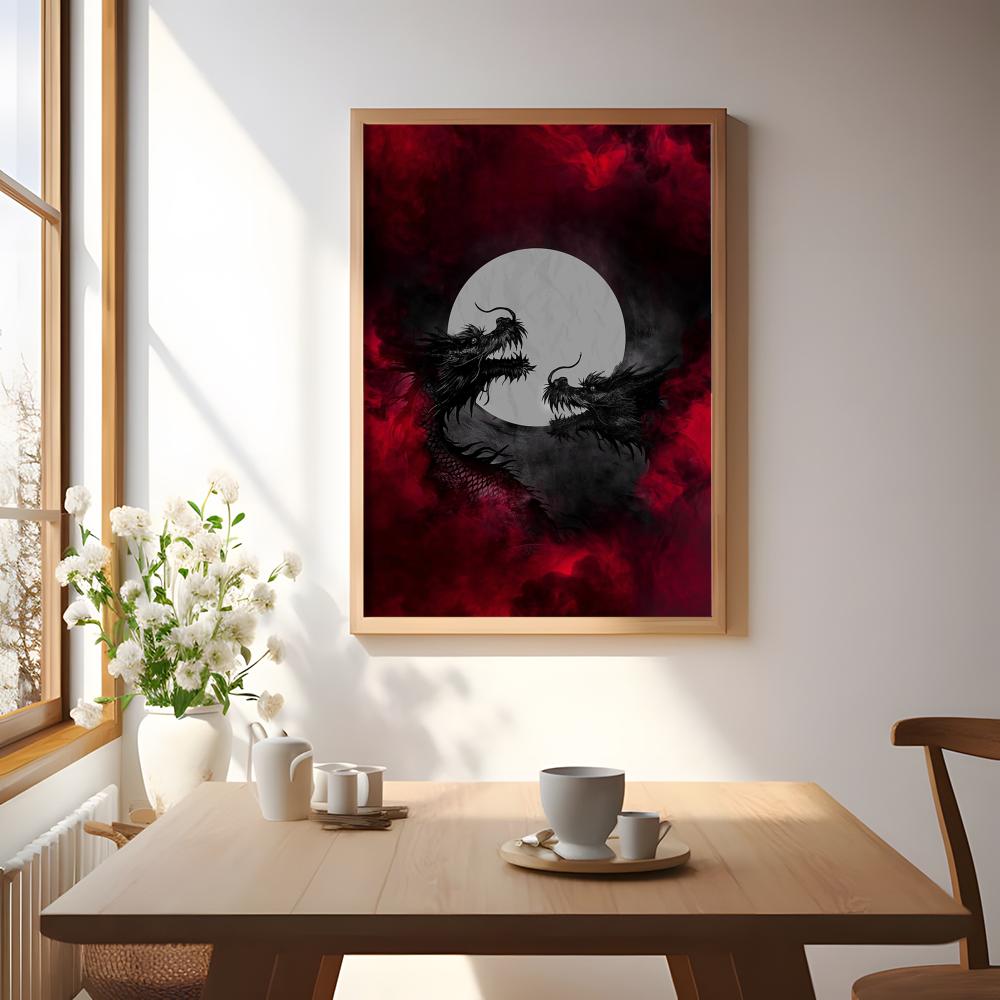 Affiche de dragon noir, autoco - Esports Gaming Wallpaper avis et prix
