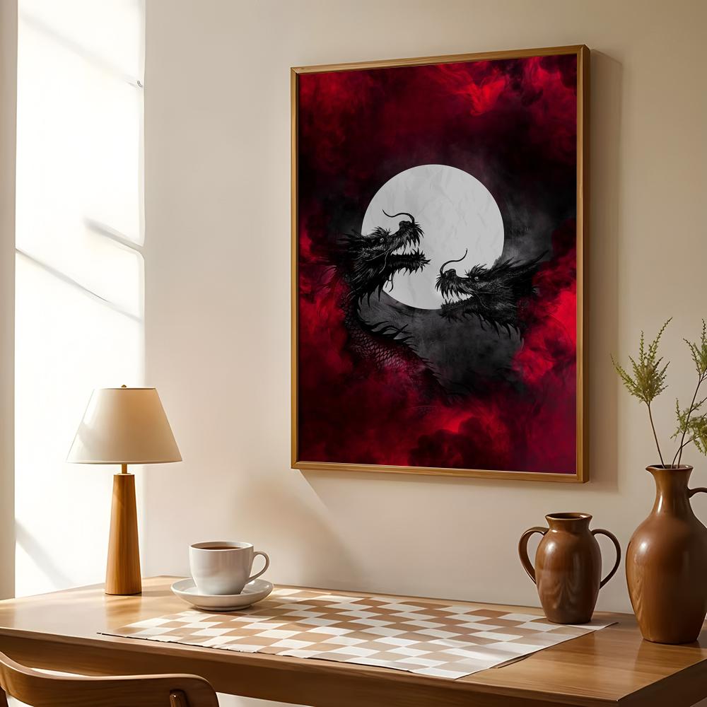 Affiche de dragon noir, autoco - Esports Gaming Wallpaper avis et prix