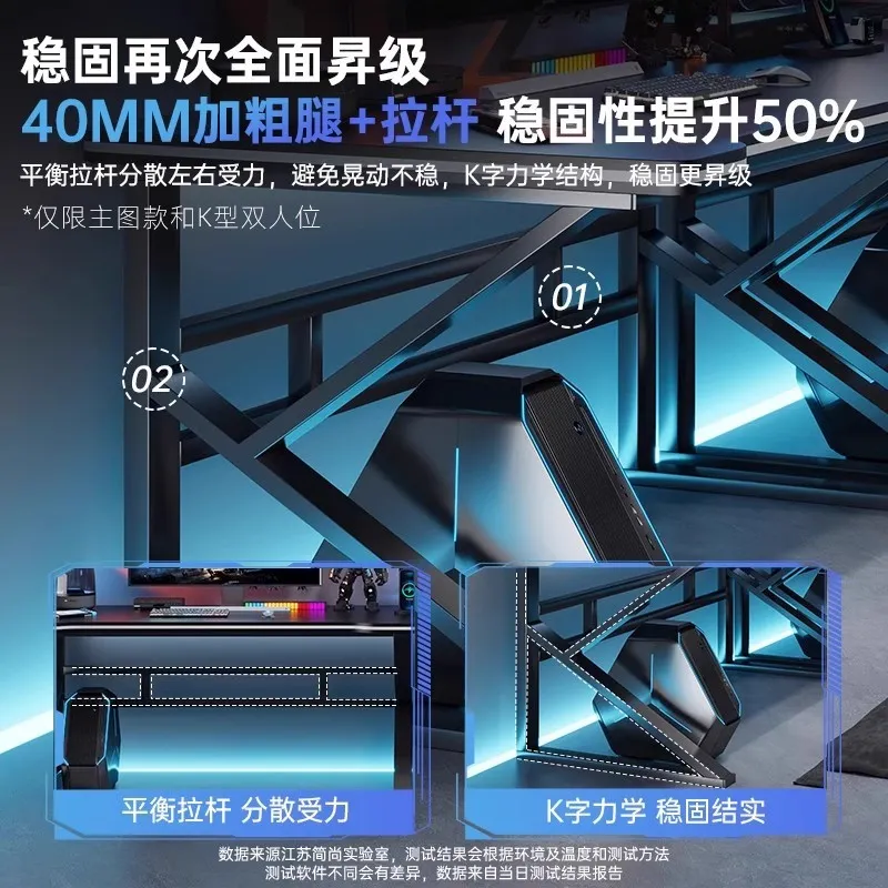 Bureau de jeu double pour e-sp - Esports Gaming Setup avis et prix